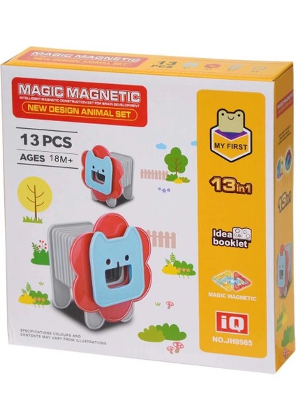 Manyetik Aslan Blok Seti 13 Parça modelleri