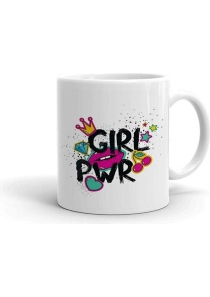 Girl Power Baskılı Kupa