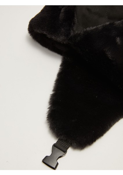 Yeni Sezon Kapitone Pelüş Detaylı Kadın Kar Şapkası indirimleri