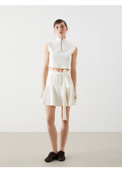 Yeni Sezon Dik Yaka Kadın Crop fiyatları