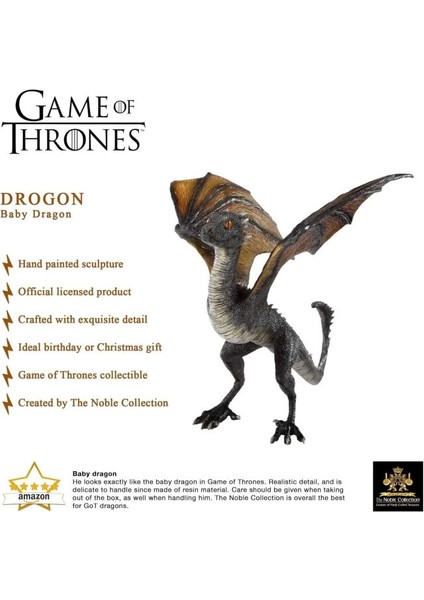 Noble Collection Game Of Thrones Ejderha Heykeli fiyatları