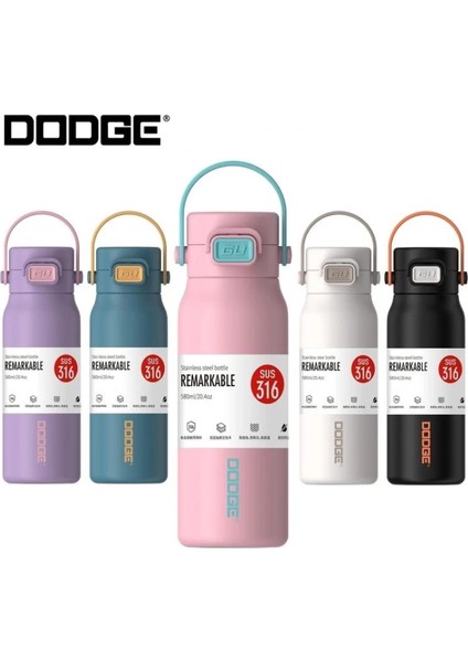 Madertn Çelik Termos Matara 580ML.(5ASS.)