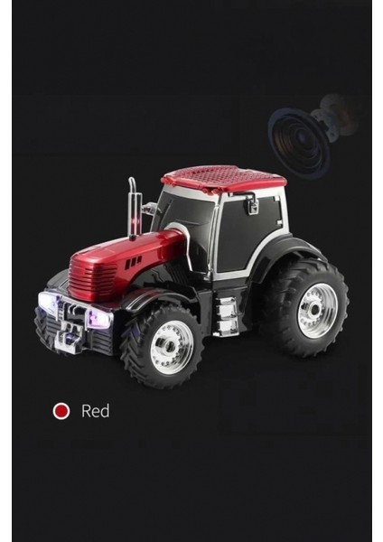 D42 Kırmızı Traktör Tasarım Usb/fm Radyo Bluetooth Hoparlör Speaker modelleri