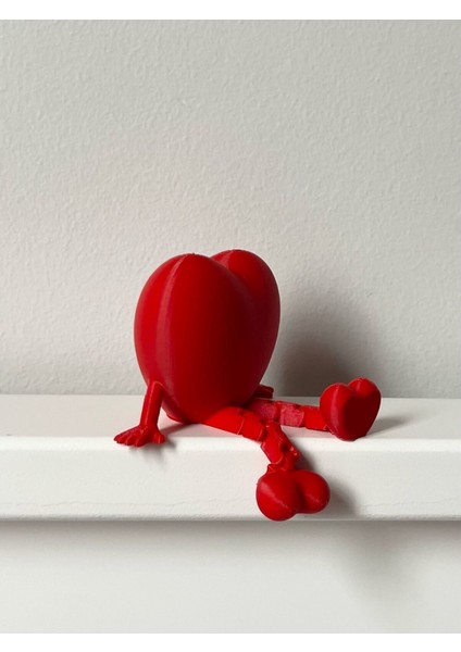 Sevimli Kalp Ayaklı Torpido Süsü Kalp Araba Süsü - Araç Içi Aksesuar Sevimli Kalp - Oto Aksesuarı
