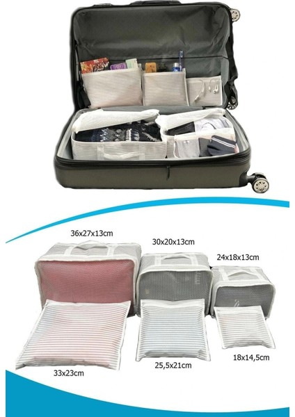 Anne Bebek Hastane Çantası Düzenleyici Organizer 6 Parça modelleri