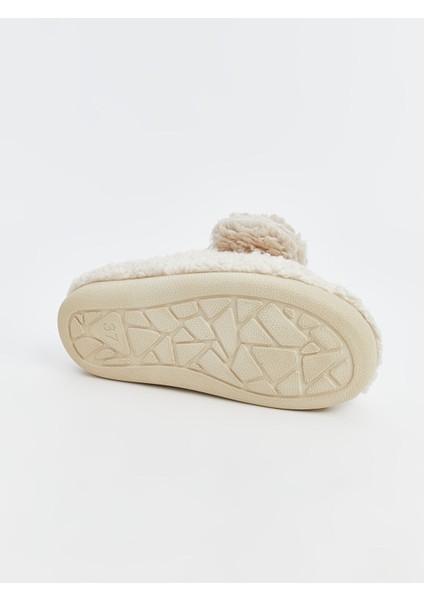 Yeni Sezon 3D Aplikeli Pelüş Kadın Ev Terliği indirimleri