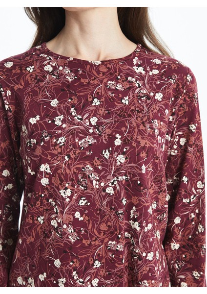 Yeni Sezon Bisiklet Yaka Desenli Kadın Bluz modelleri