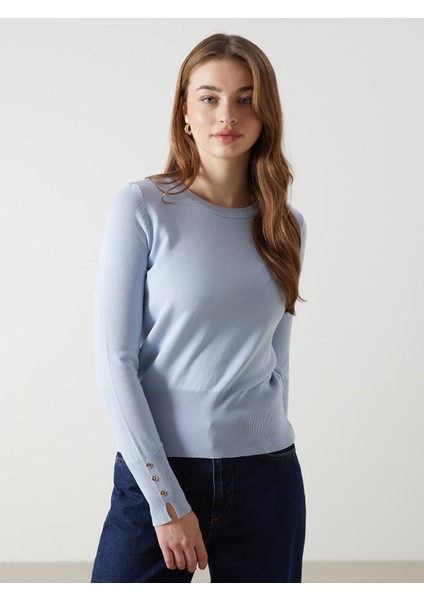 Yeni Sezon Bisiklet Yaka Kadın Triko Kazak