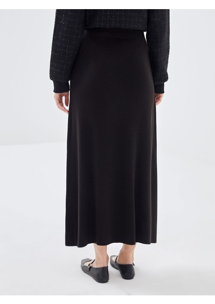 Yeni Sezon Beli Lastikli Dar Fit Kadın Triko Etek fırsatları