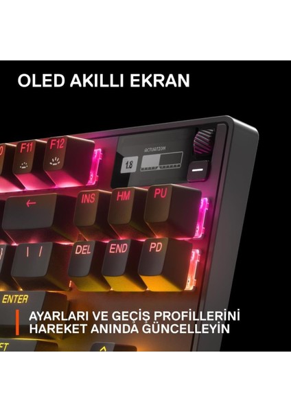 Apex Pro Tkl Rgb Ingilizce Kablolu Mekanik Oyuncu Klavyesi - Outlet indirimleri