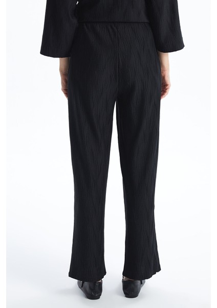 Yeni Sezon Beli Lastikli Dokulu Kadın Pantolon fırsatları