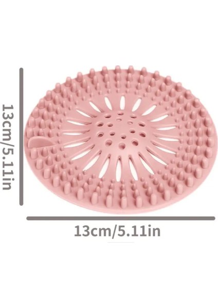 1 Adet, Duş Gideri Filtresi, Tıkanmayı Önleyici Zemin Gideri Filtresi, Gider Saç Tutucu, Küvet Lavabo Duş Zemin Gideri Süzgeci Filtresi, Ev Aletleri