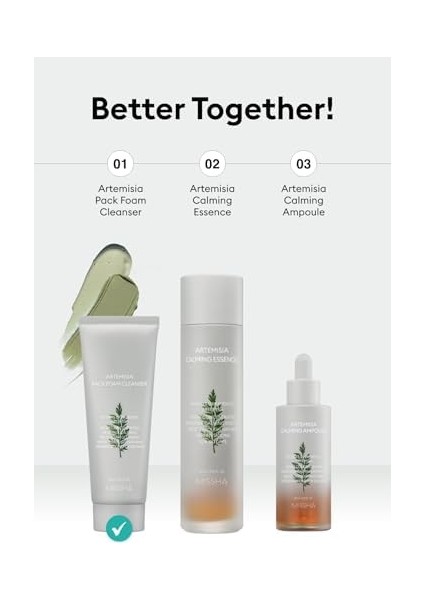 Mıssha Hassas Ciltler Için Yatıştırıcı Temizleme Köpüğü 150 Mililitre Time Revolution Artemisia Pack Foam Cleanser fiyatları