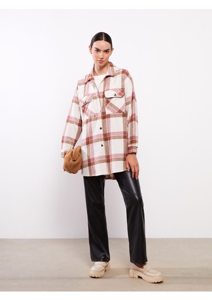 Yeni Sezon Ekose Uzun Kollu Flanel Kadın Oduncu Gömlek Ceket modelleri
