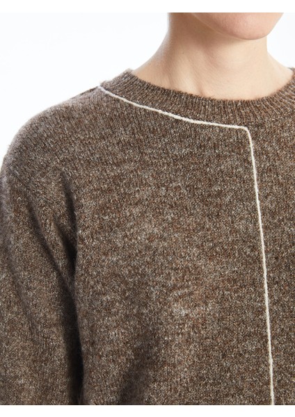 Yeni Sezon Bisiklet Yaka Kadın Triko Kazak modelleri