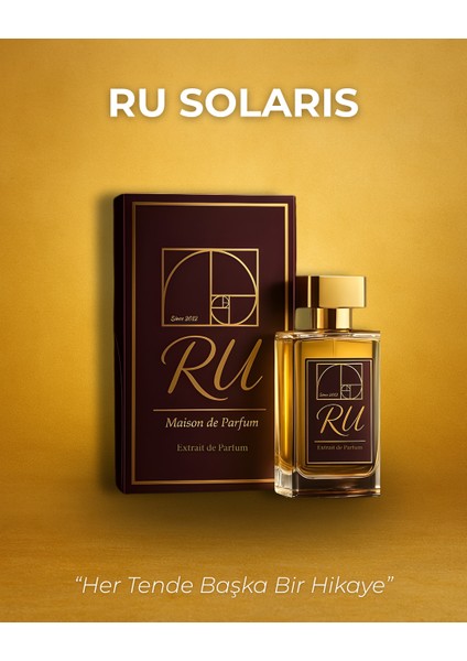 Ru Solaris / Luxury Niche Extrait De Parfum fiyatları