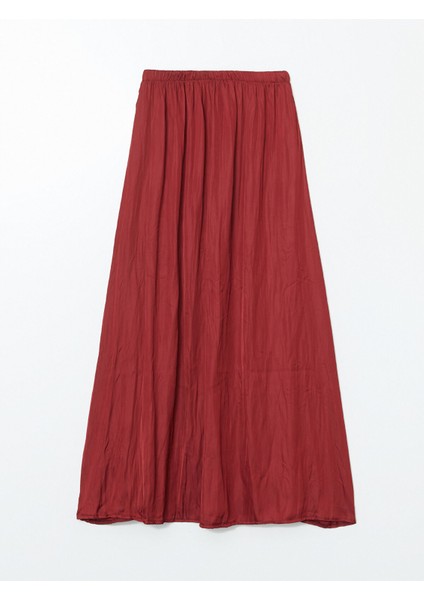 Yeni Sezon Beli Lastikli Saten Kadın Etek indirimleri