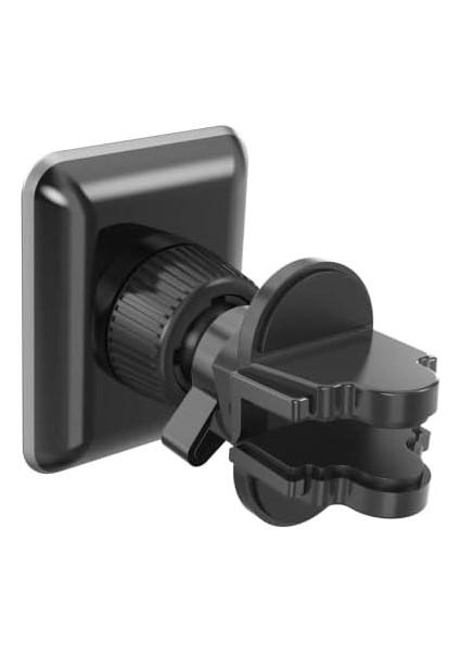 Ghost Superpls Araç Telefon Turucu Siyah, 6 Ultra Güçlü Mıknatıs, Akıllı Telefonunuzun Cihaz Üzerinde En Iyi Tutuşunu Sağlar,2 Adet Metal Plaka Dahildir, 6 mm Derinliği ve Şık Tasarım modelleri