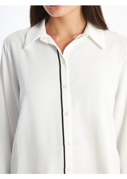 Yeni Sezon Düz Uzun Kollu Kadın Gömlek modelleri