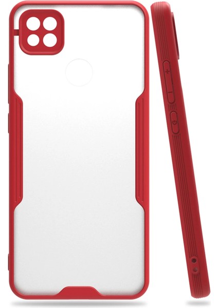 Redmi 9c Kılıf Platin Silikon - Kırmızı