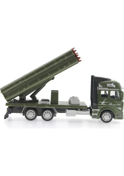 Sürtmeli Die Cast Metal Roketatar Rampalı Askeri Kamyon fırsatları