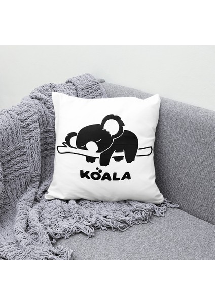 Koala Tembel Hayvan Özel Tasarım Baskılı Yastık