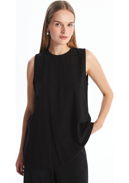 Yeni Sezon Bisiklet Yaka Kadın Bluz