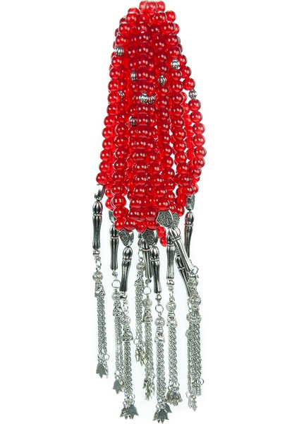 10 Adet 33LÜ Hac Umre Hediyelik Tesbih - Kırmızı fiyatları