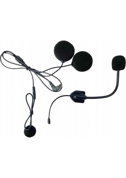 Mikrofonlu Motosiklet Kaskı Kulaklığı Tam/yarım Yüz Kaskları Için 2’si 1 Arada Kulaklık Seti fırsatları