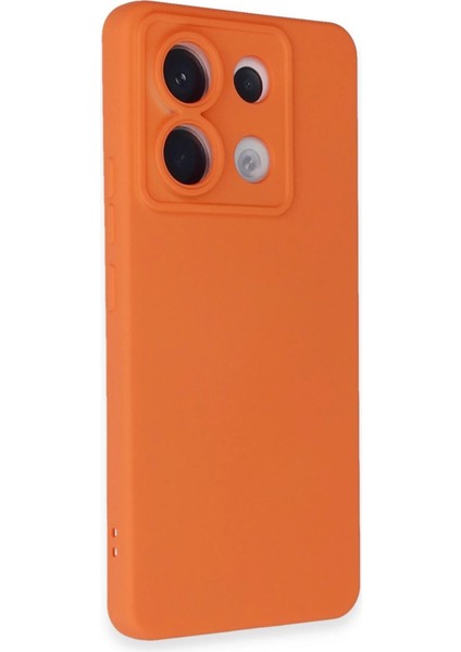 Newface Redmi Note 13 5g Kılıf Nano Içi Kadife Silikon - Turuncu fiyatları