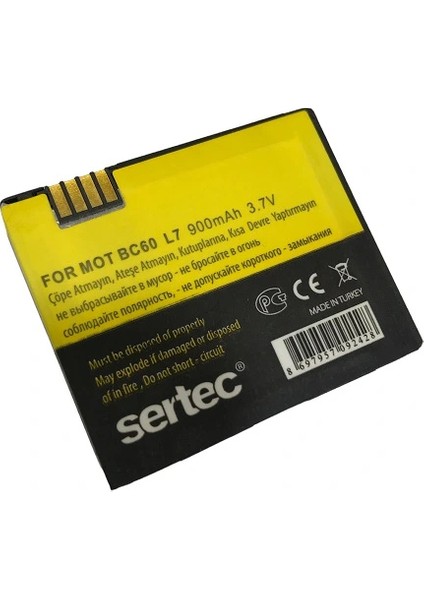 Motorola BC60 Uyumlu Batarya