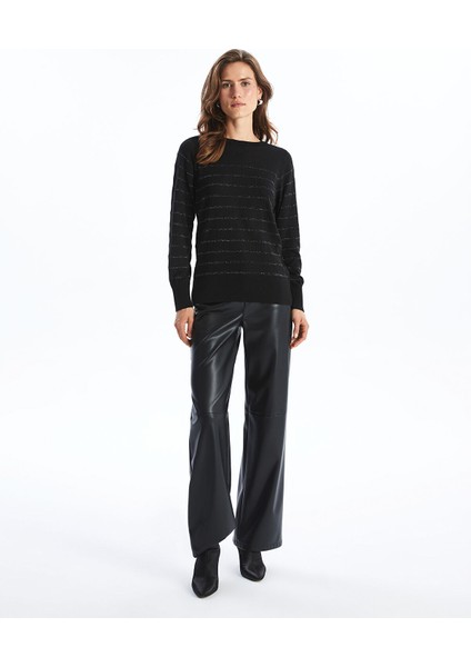 Yeni Sezon Bisiklet Yaka Çizgili Kadın Triko Kazak fiyatları