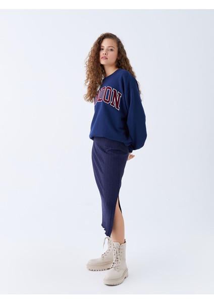 Yeni Sezon Beli Lastikli Kadın Kalem Etek