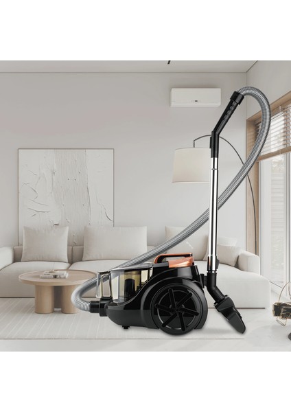 Spektron S Torbasız Elektrikli Süpürge - Siyah-Bakır fiyatları