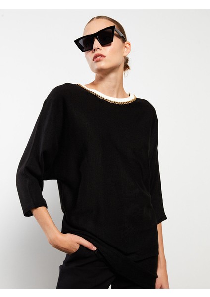 Yeni Sezon Bisiklet Yaka Düz Uzun Kollu Kadın Triko Kazak fiyatları