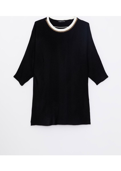 Yeni Sezon Bisiklet Yaka Düz Uzun Kollu Kadın Triko Kazak indirimleri