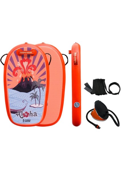 Bodyboard Aloha Plaj Çocuk Sörf Tahtası-Ultra Hafif Vücut Tahtası 110X51X10 cm