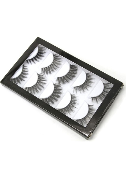 Beşli Yoğun Ipek Takma Kirpik Set ve Powerliner Şeffaf Kalem Yapıştırıcı (Aparat Hediye) modelleri