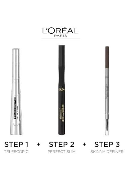 L&apos;oréal Paris False Lash Telescopic Fiber Maskara, Siyah, 9 ml fiyatları