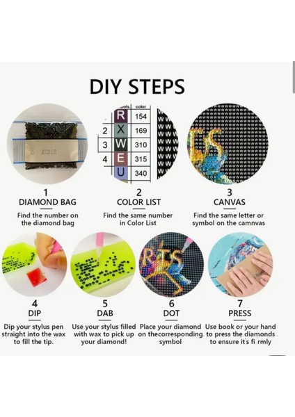 5 D Elmas Boyama Seti 30X30 cm Tablo fırsatları