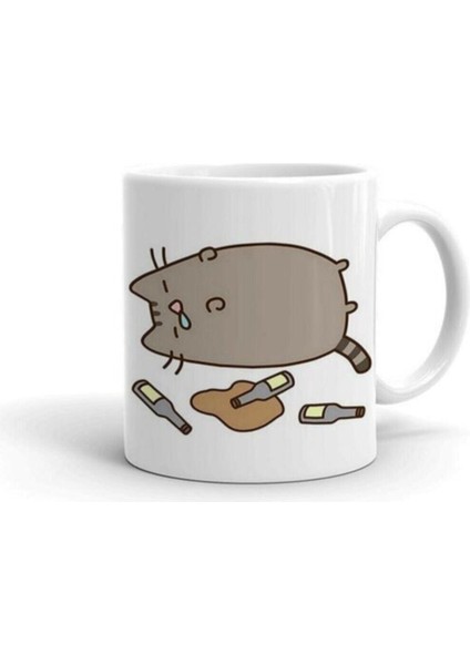 Pusheen Baskılı Kupa/bardak