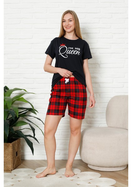 Kadın Pijama Takımı - Ekose Altlı (Diz Üstü) - 12426 fiyatları