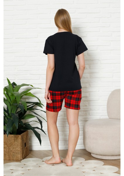 Kadın Pijama Takımı - Ekose Altlı (Diz Üstü) - 12426 fırsatları
