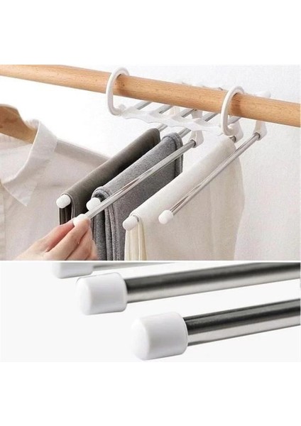 Hareketli Dolap Içi Pantolon Kravat Şal Askı Sistemi Düzenleyici Katmanlı Askılık Organizer modelleri