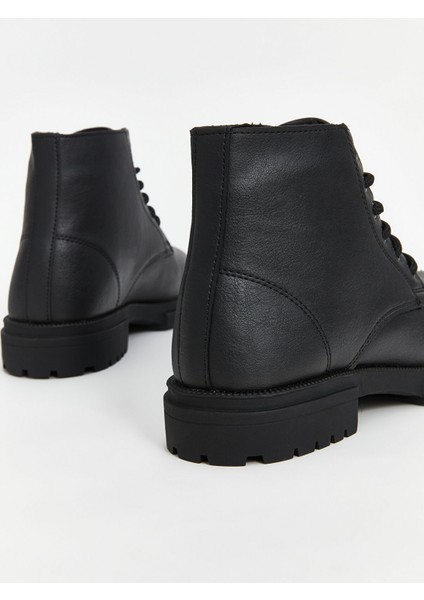 Yeni Sezon Bağcıklı Deri Görünümlü Erkek Bot indirimleri