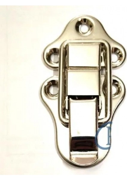 Sandık, Kutu Klipsi, Ön Kilidi - 72X40MM, Nikel, 1 Adet