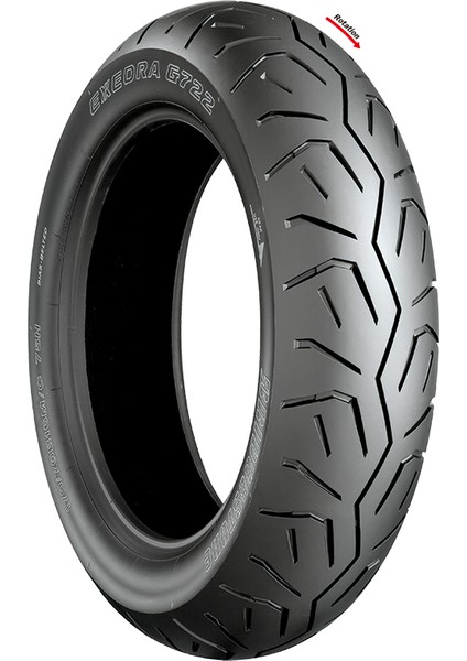 170/70B16 M/c 75H Tl G722 Motosiklet Lastiği Üretim Yılı: 2025