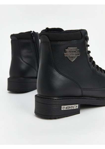 Yeni Sezon Bağcıklı Deri Görünümlü Erkek Bot indirimleri