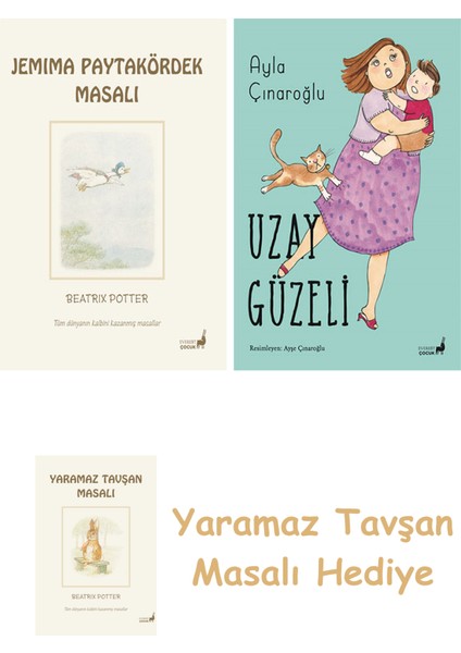 Beatrix Potter 12 - Jemima Paytakördek Masalı + Uzay Güzeli + Yaramaz Tavşan Masalı