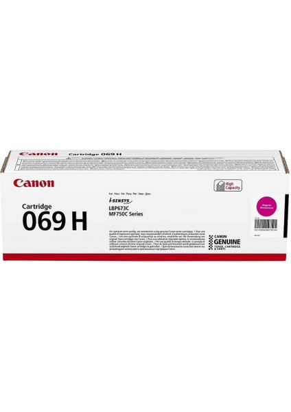 CRG-069H-5096C002 Kırmızı Toner Yüksek Kapasiteli